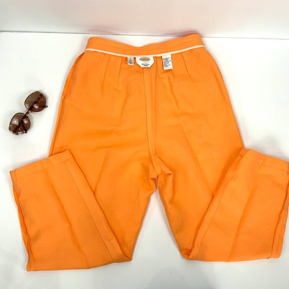 Talbots High Waisted Tapered Leg Irish Linen Pants Sz 10 - Picture 14 of 16